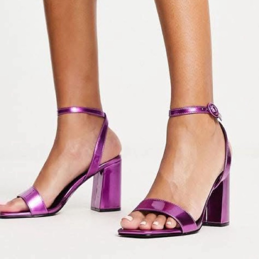 ASOS Purple Block Heels